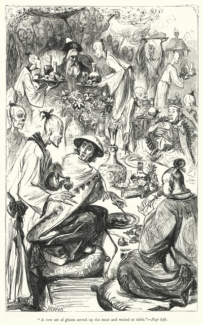 Ilustração para Gullivers Travels de Jonathan Swift (gravura) de Thomas Morten