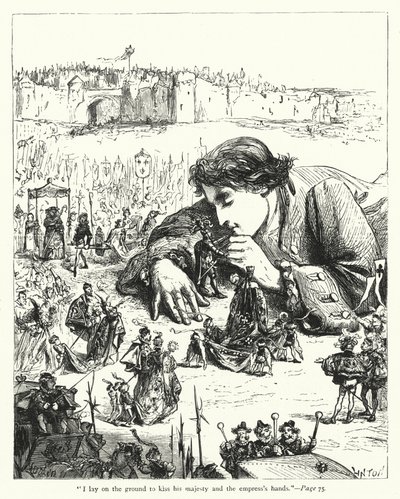Ilustração para Gullivers Travels de Jonathan Swift (gravura) de Thomas Morten