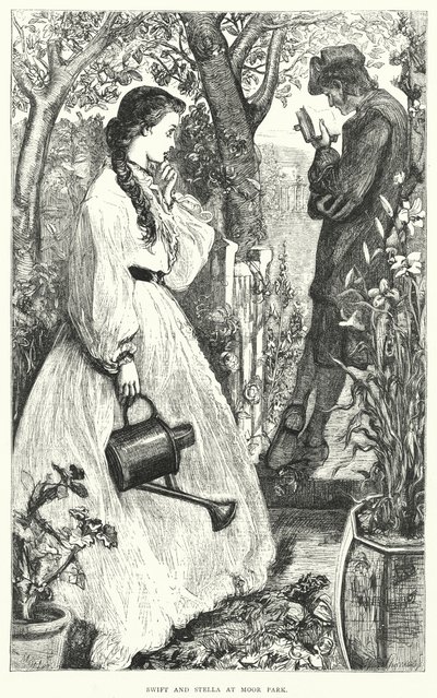 Ilustração para a vida de Jonathan Swift (gravura) de Thomas Morten