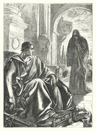 A Sibila Cumaean (gravura) de Thomas Morten