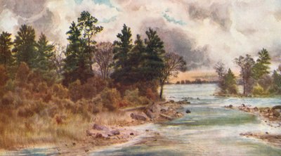 O Ottawa em Vaudreuil (litografia a cores) de Thomas Mower Martin