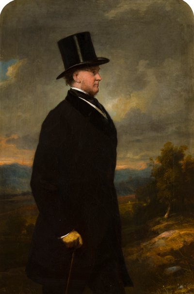 Retrato de John George Weld Forester, 2nd Lord Forester (1801-1874), c.1832-66 (óleo sobre tela) de Thomas Musgrave Joy