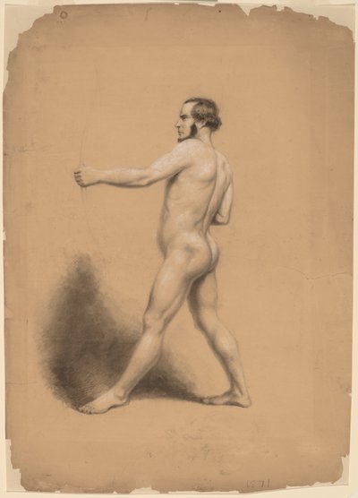 Arqueiro, Estudo Nu de Thomas Nast