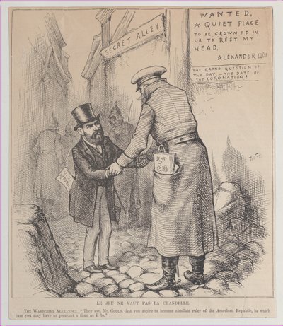 O jogo não vale uma vela, 1881-83., 1881-83. de Thomas Nast