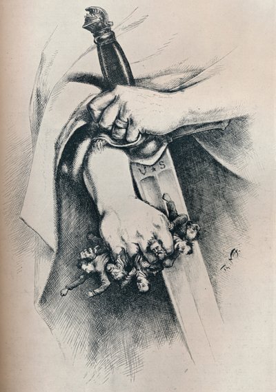 Liberdade não é anarquia, 1886, 1929 de Thomas Nast