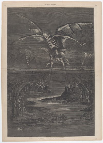 No Danúbio Vermelho - "Deus vos abençoe, meus filhos!" de Thomas Nast