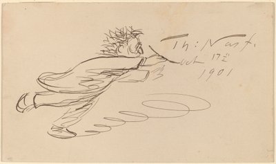 Assinatura, "TH. Nast, 17 de outubro de 1901" de Thomas Nast