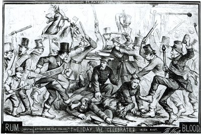 O dia em que celebramos, de &39;Harpers Weekly&39;1867 de Thomas Nast