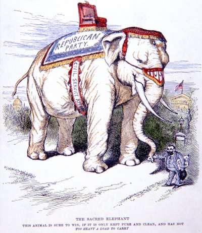 O Elefante Sagrado de Thomas Nast
