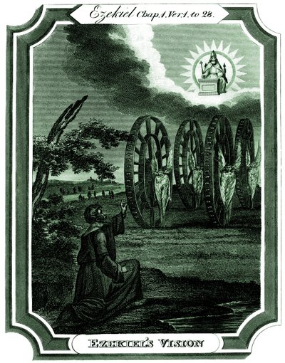 Ezequiel tem uma visão (gravura) de Thomas Oldham Barlow