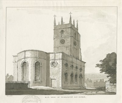 Newcastle-under-Lyme - "St. Giles, o Abade" de Thomas Peploe Wood
