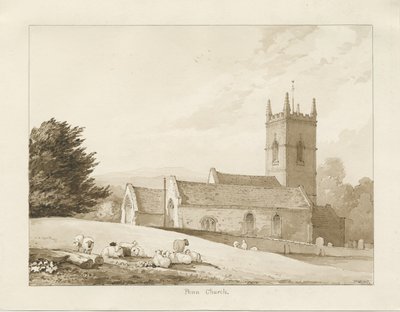 Penn Church: desenho em sépia de Thomas Peploe Wood