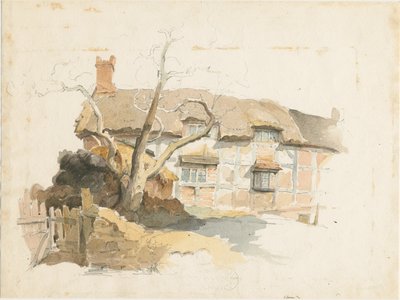 Wolseley - Cottage: pintura em aquarela, nd [1817-1845] de Thomas Peploe Wood
