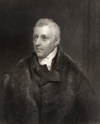 Dudley Ryder, 1º Conde de Harrowby, gravado por Henry Robinson (1796-1871), da National Portrait Gallery, volume IV, publicado em 1835 de Thomas Phillips