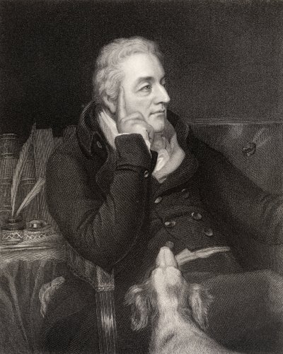 George Wyndham, 3.º Conde de Egremont, gravado por HR Cook (fl.1813-1847), da National Portrait Gallery, volume IV, publicado em c.1835 de Thomas Phillips