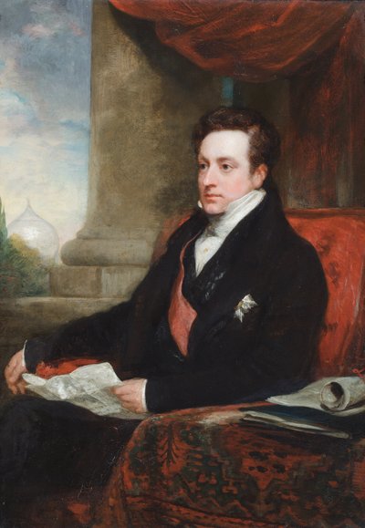 Retrato de Percy Clinton Smythe, 6.º Visconde de Strangford de Thomas Phillips