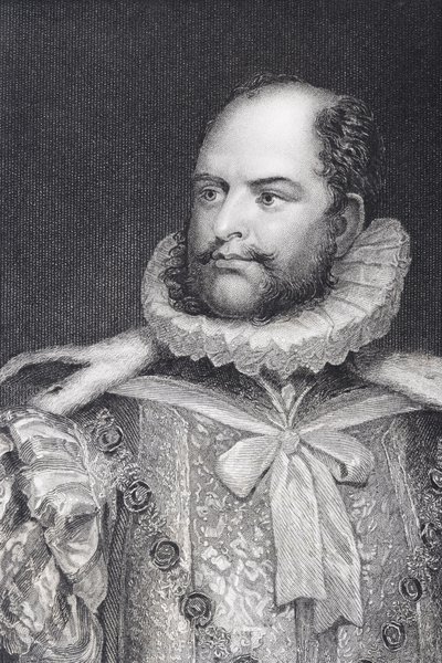 Príncipe Augusto Frederico, gravado por Henry Robinson (fl.1827-72) (gravura) de Thomas Phillips