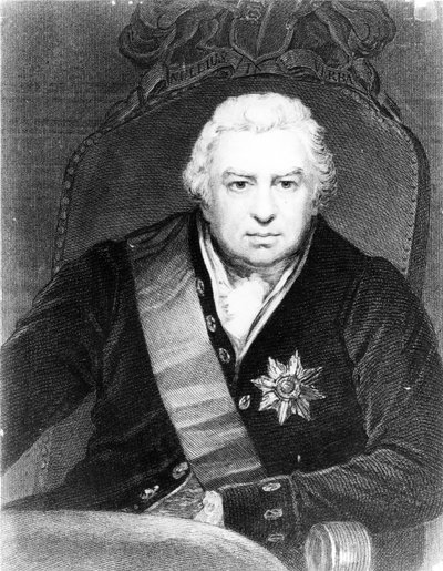 Sir Joseph Banks, c.1830s (gravura) de Thomas Phillips