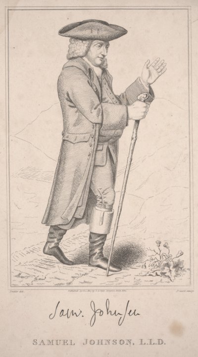 Samuel Johnson, Na sua digressão pelas terras altas em 1773 de Thomas Priscott