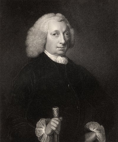 John Huxham, gravado por J. Jenkins, da &39;National Portrait Gallery, Volume III&39;, publicado em 1820 de Thomas Rennell