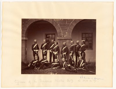 Oficiais da Artilharia da Milícia de Fifeshire de Thomas Rodger