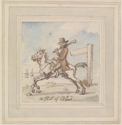 Um pouco de sangue de Thomas Rowlandson