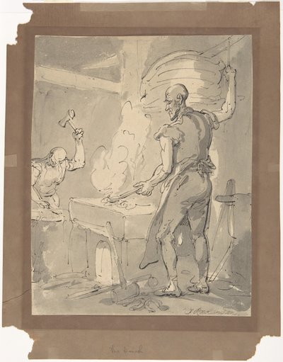 Um ferreiro de Thomas Rowlandson