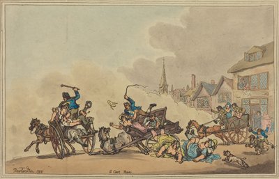 Uma Corrida de Carrinhos de Thomas Rowlandson