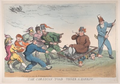 Um sapo corso sob uma grade, 27 de novembro de 1813., 27 de novembro de 1813. de Thomas Rowlandson