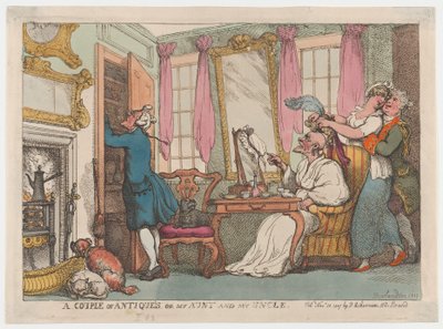Um par de antiguidades ou minha tia e meu tio, 20 de novembro de 1807., 20 de novembro de 1807. de Thomas Rowlandson