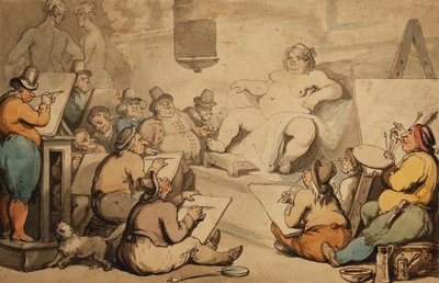 Uma academia holandesa, de Thomas Rowlandson
