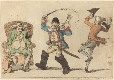 Um francês em novembro de Thomas Rowlandson