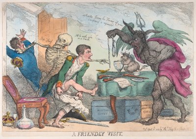 Uma visita amigável, 16 de abril de 1814., 16 de abril de 1814. de Thomas Rowlandson