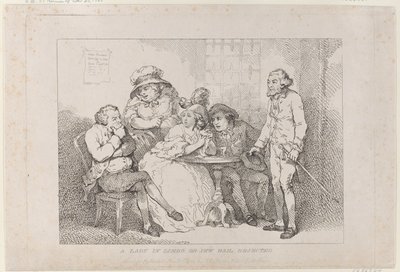 Uma Senhora no Limbo, ou Fiança para Judeu Recusada de Thomas Rowlandson