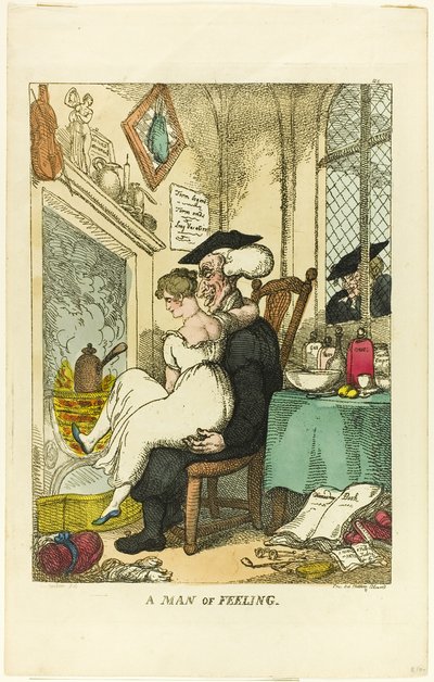 Um homem de sentimento de Thomas Rowlandson