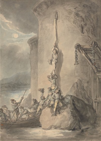 Uma Aventura Militar de Thomas Rowlandson