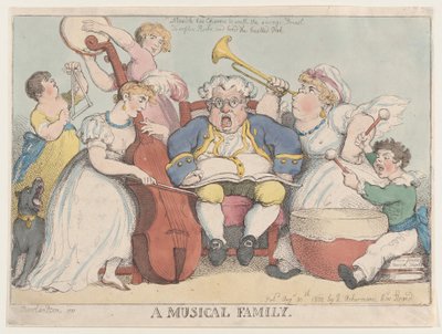 Uma Família Musical, 30 de agosto de 1802., 30 de agosto de 1802. de Thomas Rowlandson