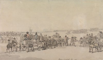 Uma crítica sobre Blackheath, maio de 1785 de Thomas Rowlandson
