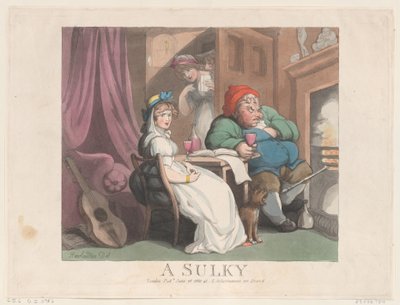 A Sulky, 26 de junho de 1800., 26 de junho de 1800. de Thomas Rowlandson