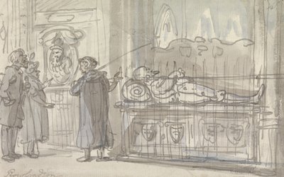 Uma visita guiada a uma catedral de Thomas Rowlandson