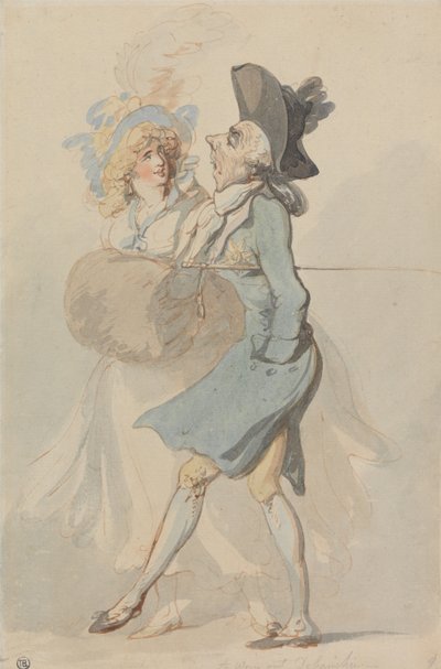 Uma libertina desgastada de Thomas Rowlandson