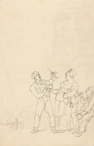 Desenho do álbum de Thomas Rowlandson