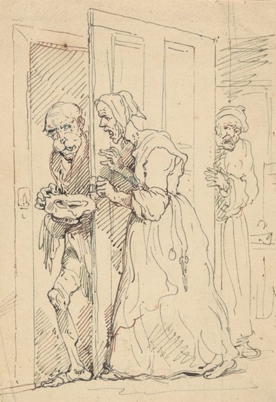 Desenho do álbum de Thomas Rowlandson
