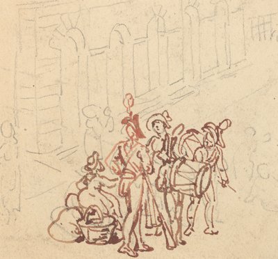 Desenho do álbum de Thomas Rowlandson