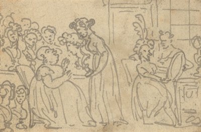Desenho do álbum de Thomas Rowlandson