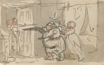 Desenho do álbum de Thomas Rowlandson