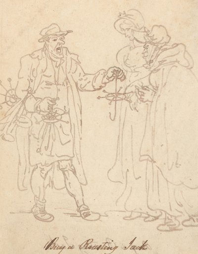 Desenho do álbum de Thomas Rowlandson