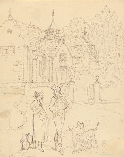 Desenho do álbum de Thomas Rowlandson