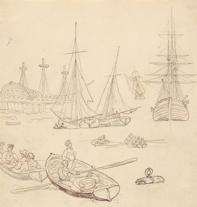 Desenho do álbum de Thomas Rowlandson