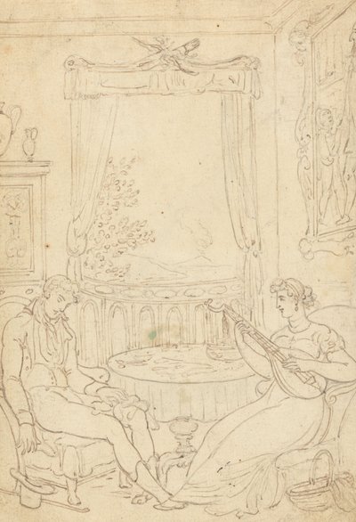 Desenho do álbum de Thomas Rowlandson